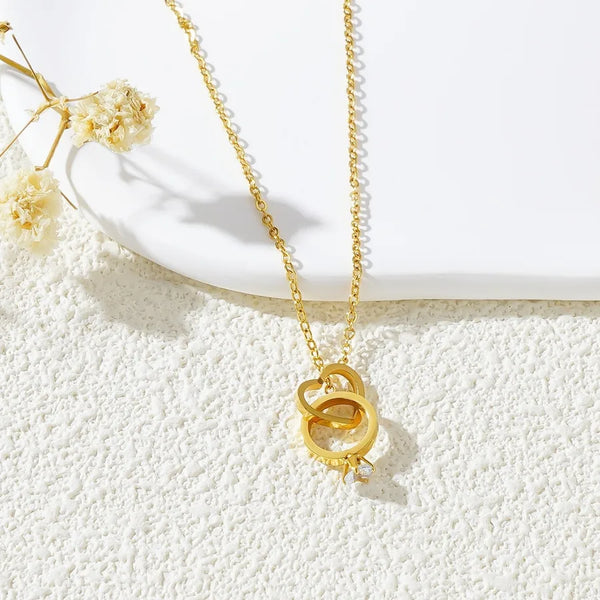 Heart Necklace | Gold