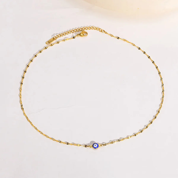 Eye Gold-Plated Pendant Necklace | Stainless Steel