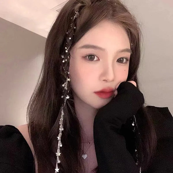 Heart Hair Chain Headband | Alloy