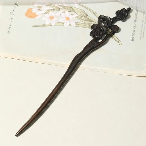 Classic Floral Hairpin Headband | Wood