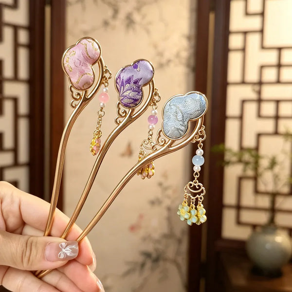 Tassel Hairpin Headband | Zinc Alloy