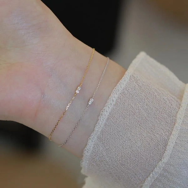 Exquisite Zircon Bracelet | Sterling Silver