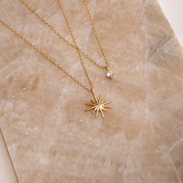 Layered Celestial Necklace | Stainless Steel