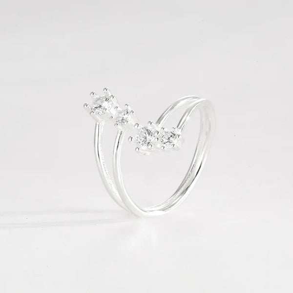 Geometric Celestial Ring | 925 Sterling Silver