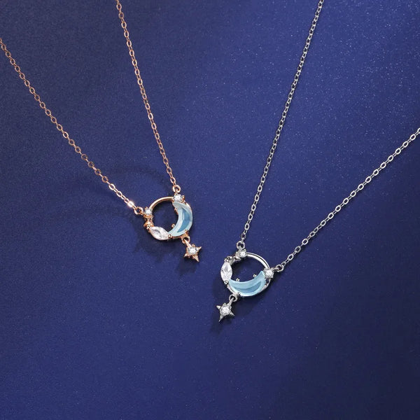 Celestial Pendant Necklace | 925 Sterling Silver