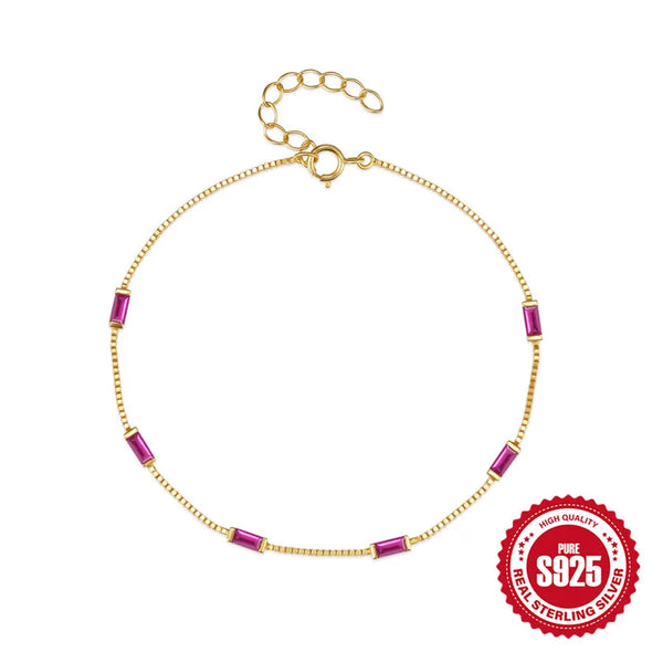 Between Zircon Bracelet | 925 Sterling Silver