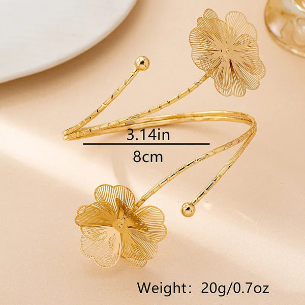 Leaf Floral Bracelet | Alloy
