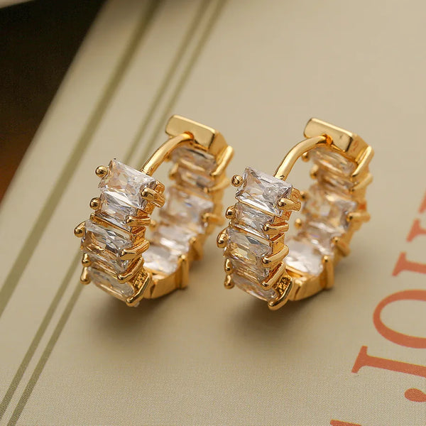 Gold-Plated Hoop Earrings | Copper