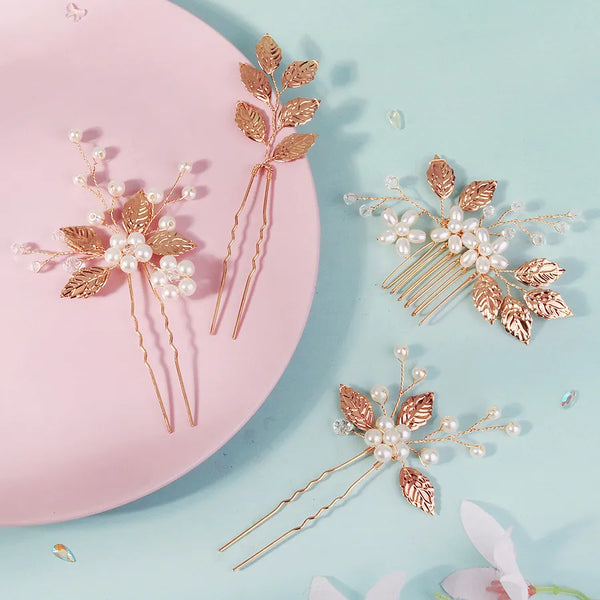 Pearl Floral Hairpin Headband | Pearl