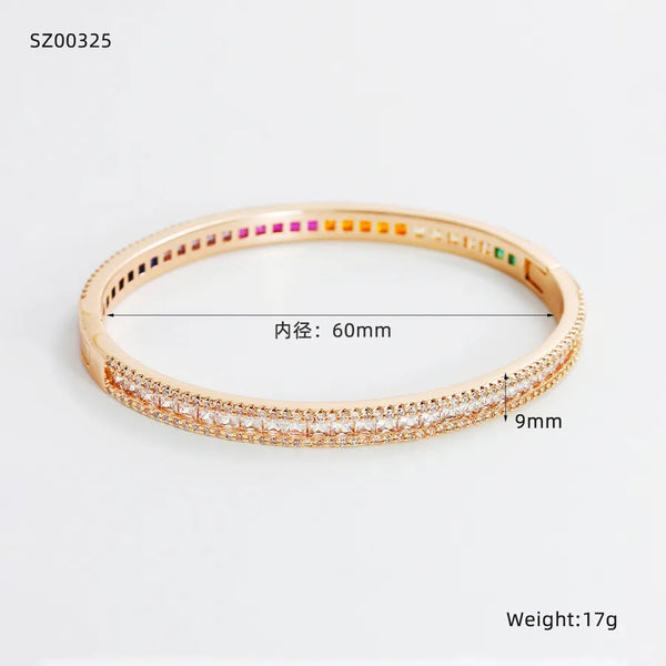 Floral Bangle | Copper