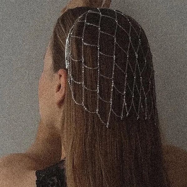 Minimalist Rhinestone Headband | Copper