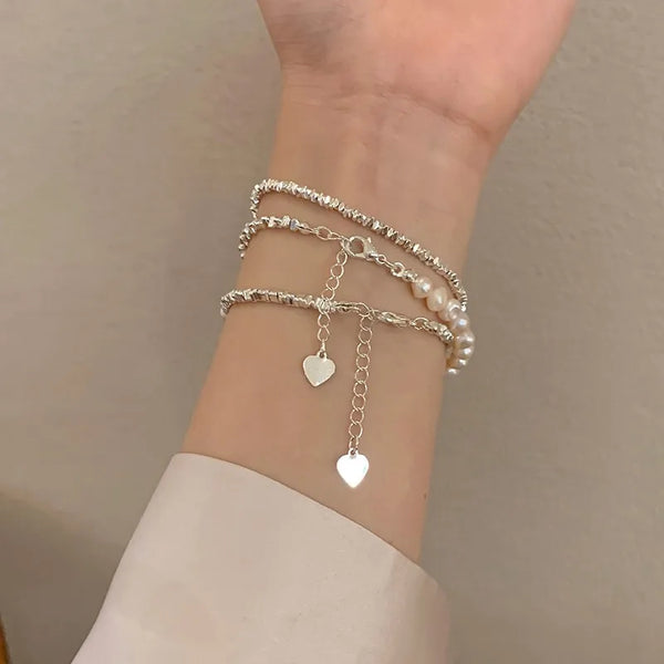 Red Pearl Bracelet | Copper