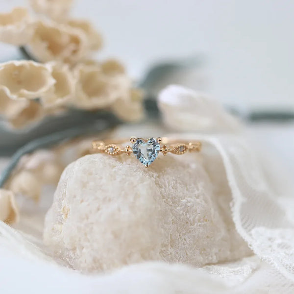 Shiny Heart Ring | Copper
