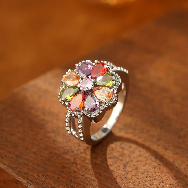Classical Floral Ring | Copper