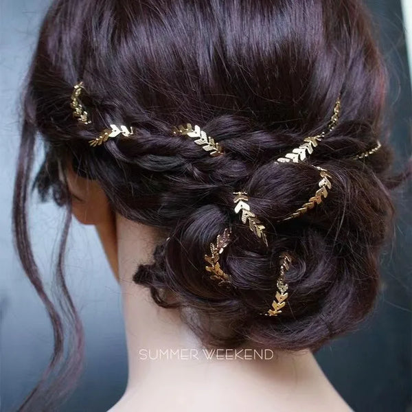 Twisted Hair Chain Headband | Alloy