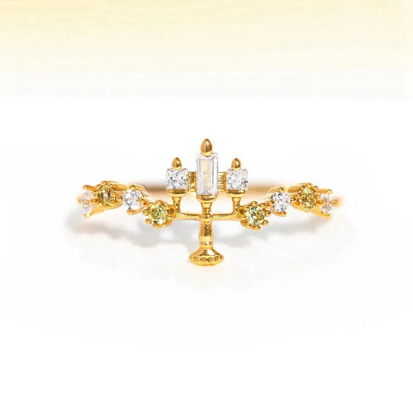 Cartoon Zircon Ring | Copper