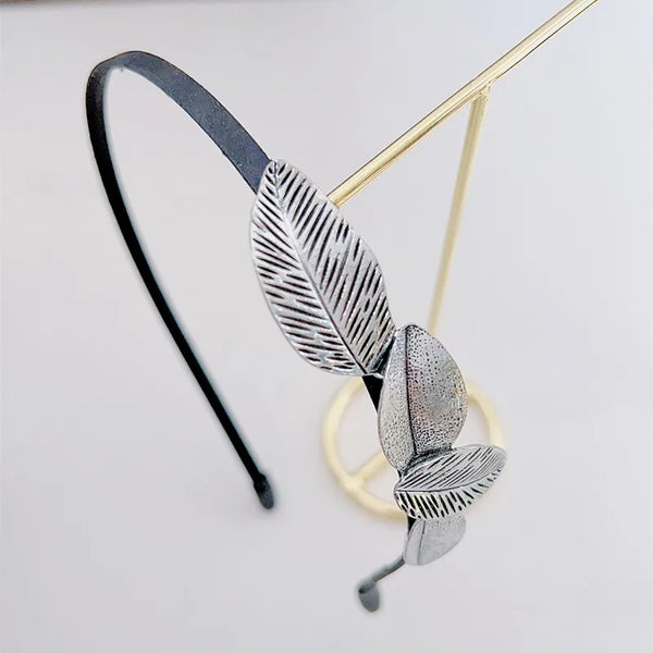 Baroque Leaf Headband | Alloy