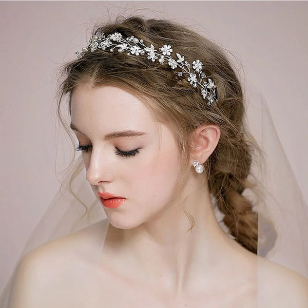 Crystal Floral Headband | Crystal