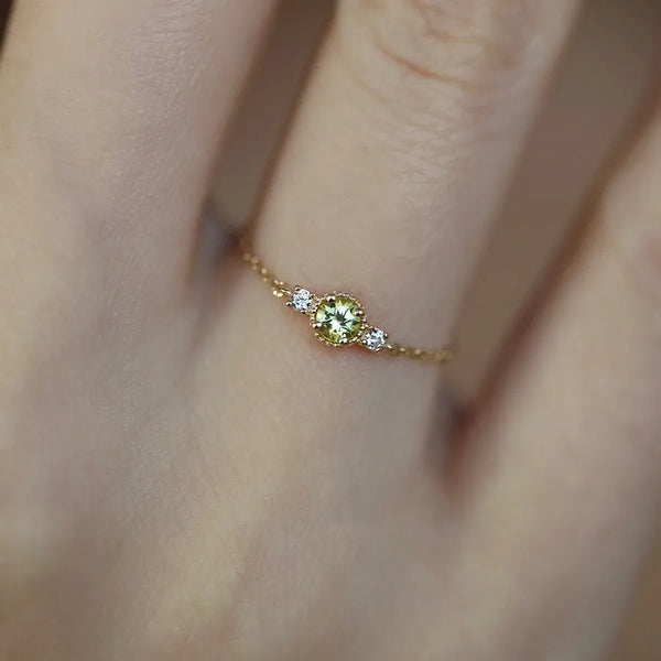 Zircon Ring | 925 Sterling Silver