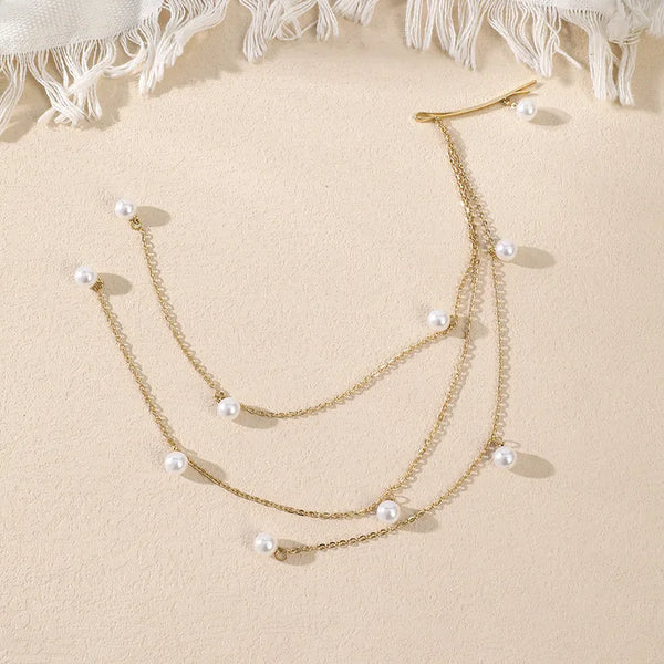 Celestial Artificial Pearl Hair Clip | Alloy