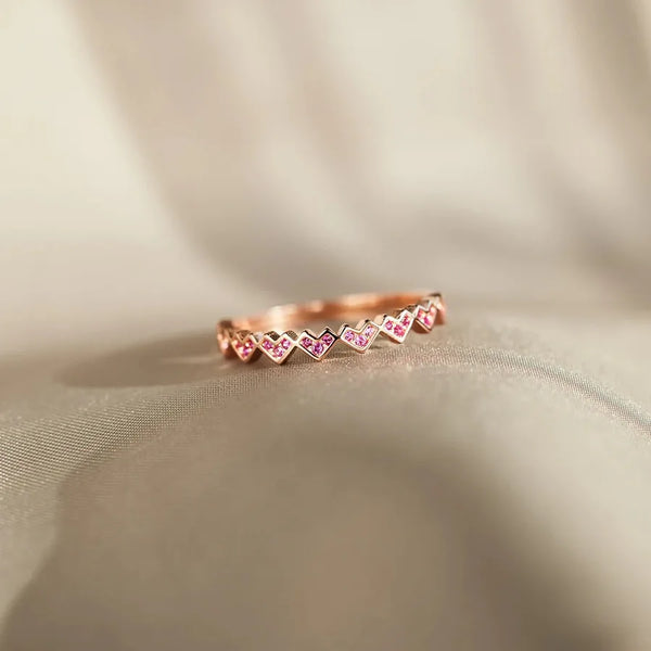 Lovely Zircon Ring | Sterling Silver