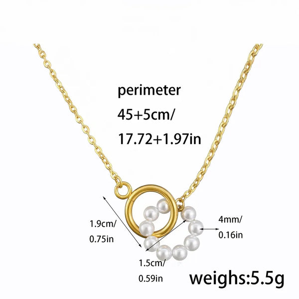 Imitation Pendant Necklace | Stainless Steel