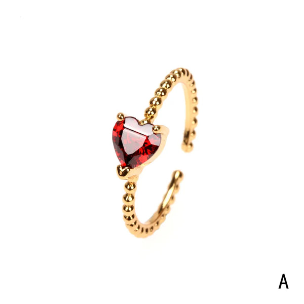 Gold Heart Ring | Copper