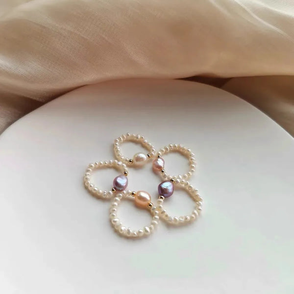 Pink Freshwater Pearl Ring | Freshwater Pearl