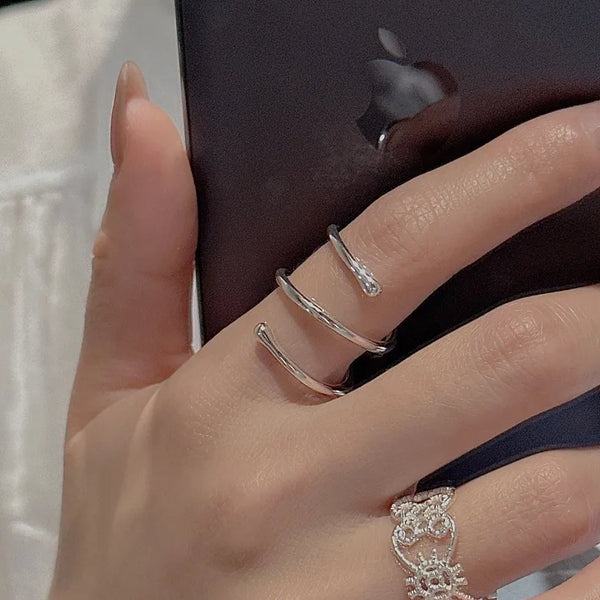 Vintage Open Band Ring | 925 Sterling Silver