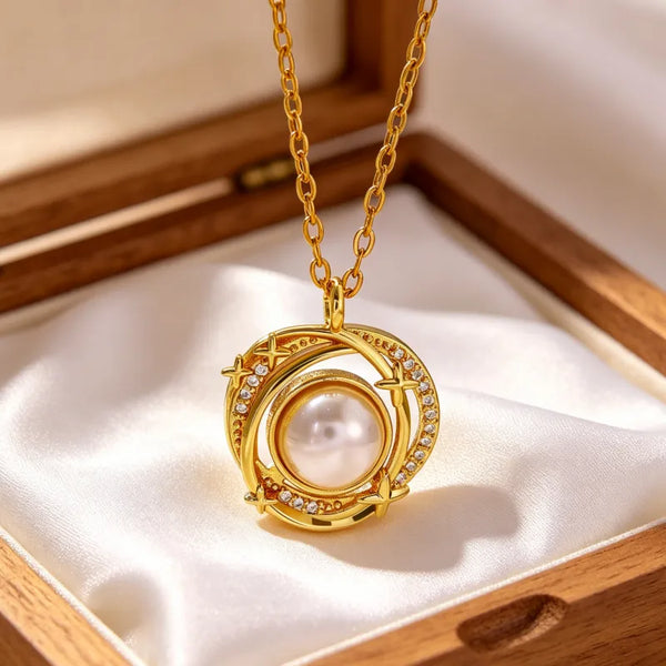 Zircon Necklace | Stainless Steel