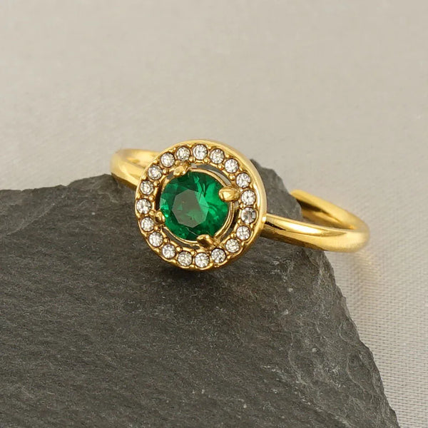 Gold-Plated Heart Ring | Stainless Steel