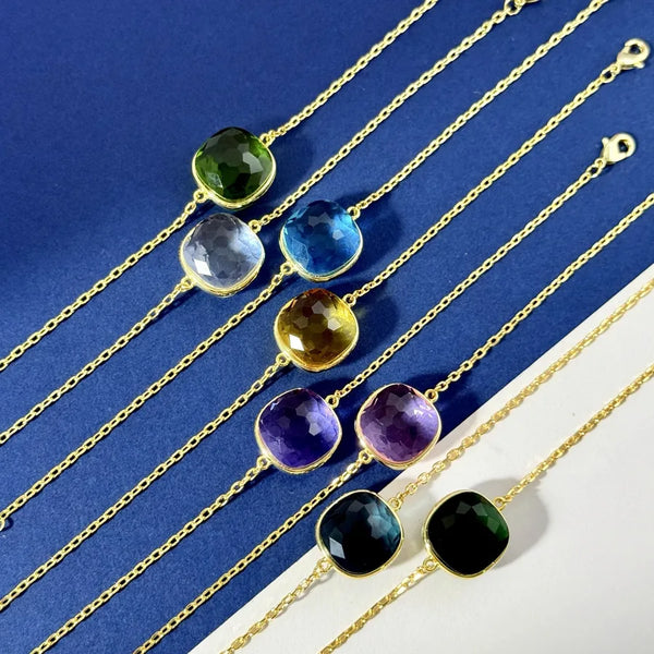 Gold-Plated Crystal Bracelet | Crystal