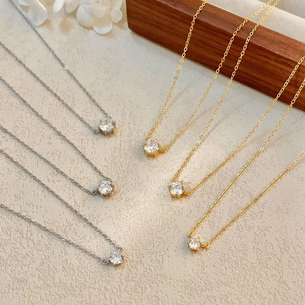 Real Geometric Pendant Necklace | 925 Sterling Silver