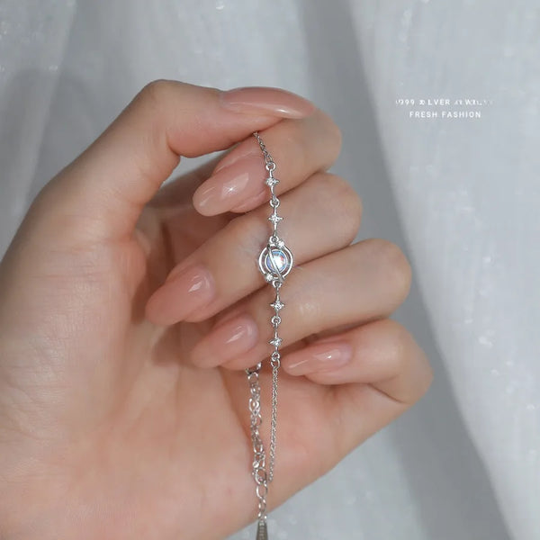 Zircon Celestial Bracelet | Silver