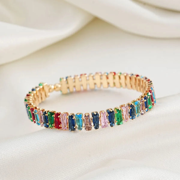 Three Zircon Bracelet | Crystal
