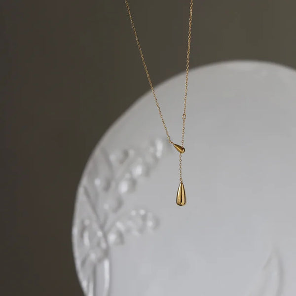Gold-Plated Pendant Necklace | Stainless Steel