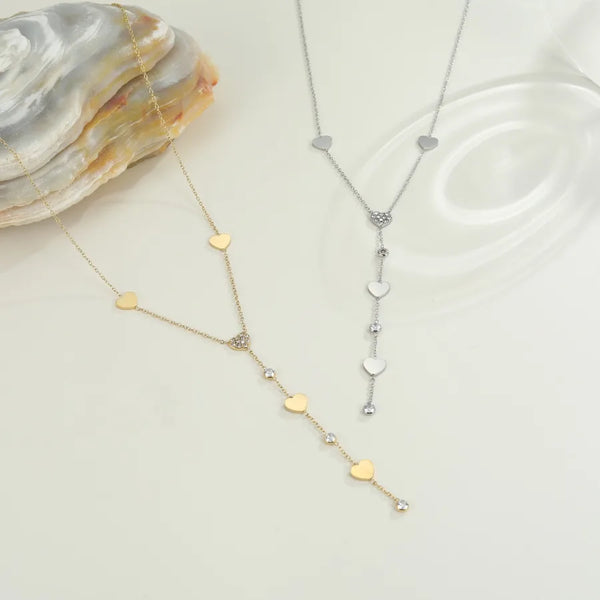 Shaped Heart Necklace | Stainless Steel