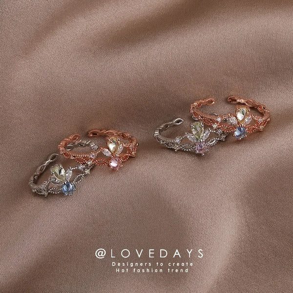 Pearl Floral Ring | Copper