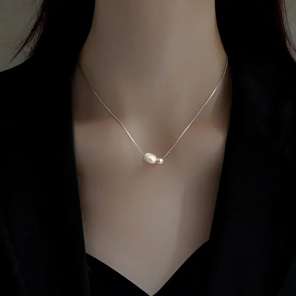 Beaded Pendant Necklace | 925 Sterling Silver