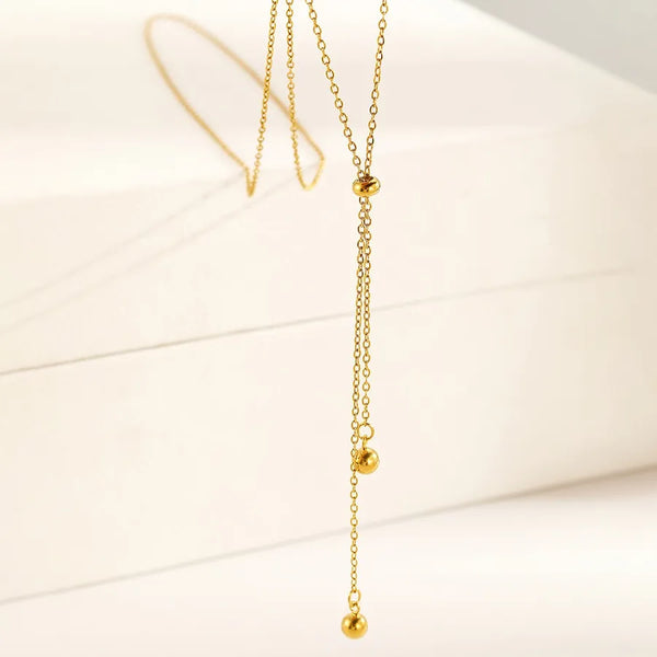 Dimensional Geometric Necklace | Stainless Steel