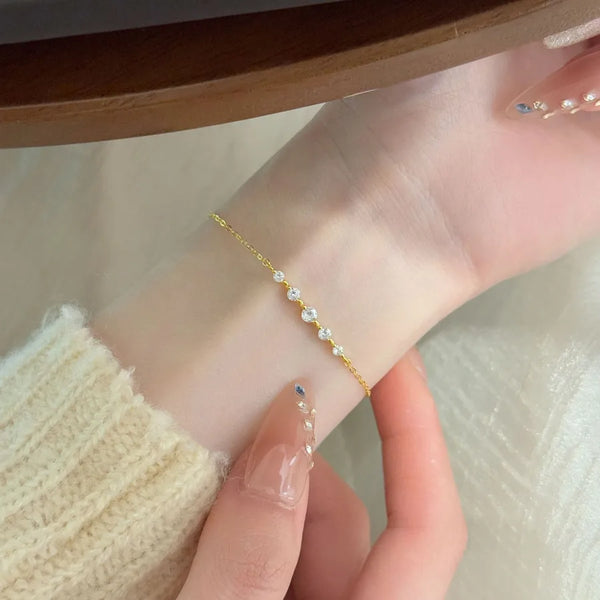 Tennis Zircon Bracelet | 925 Sterling Silver