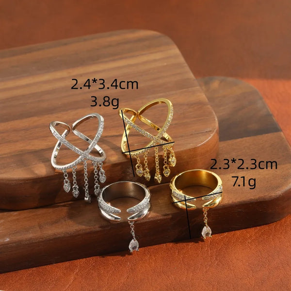 Vintage Zircon Ring | Copper