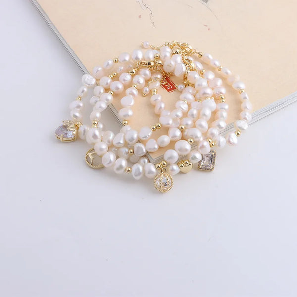 Floral Freshwater Pearl Bracelet | Freshwater Pearl