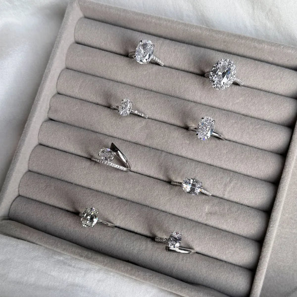 Rhinestone Ring | 925 Sterling Silver