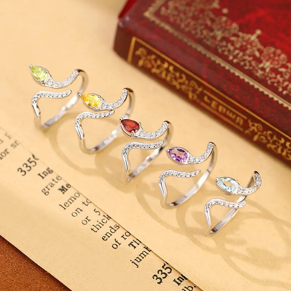 Open Band Snake Ring | 925 Sterling Silver
