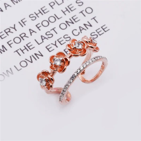 Open Floral Ring | Copper
