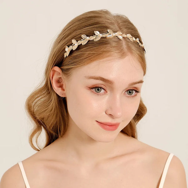 Leaf Floral Headband | Alloy