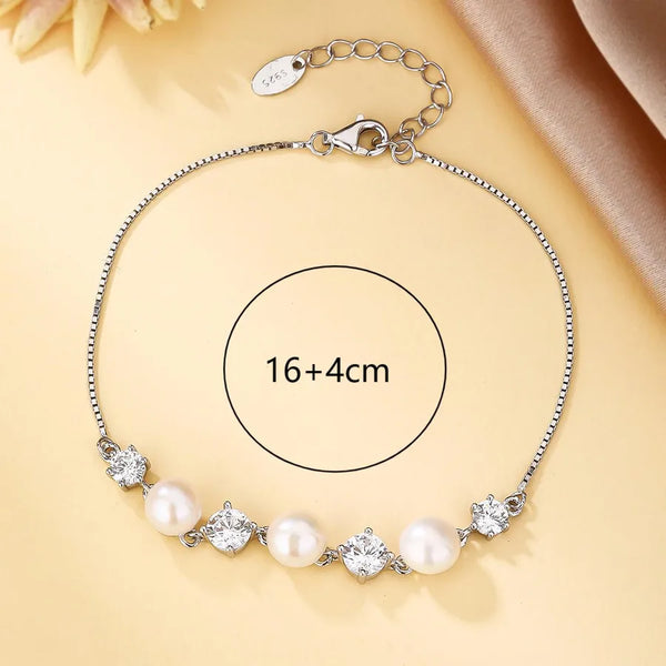 Minimalist Zircon Bracelet | 925 Sterling Silver