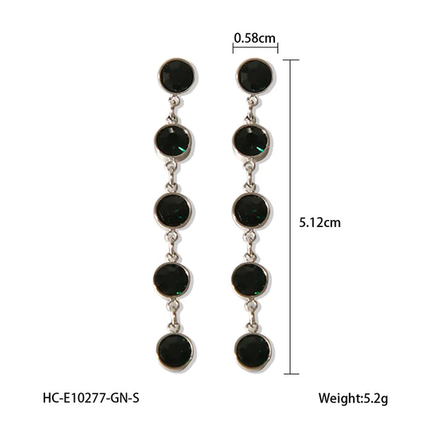 Tassel Drop Earrings | Stainless Steel