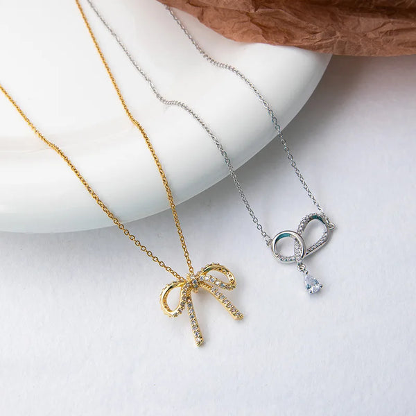 Tassel Heart Pendant Necklace | Stainless Steel
